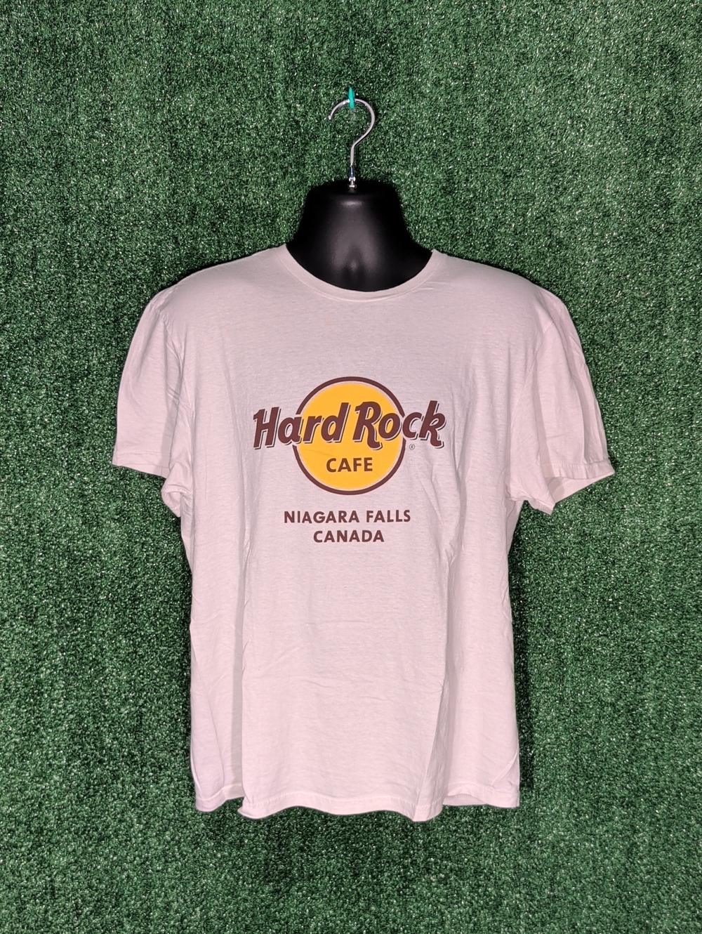 Hard Rock Cafe Niagara Falls White T-shirt Size L